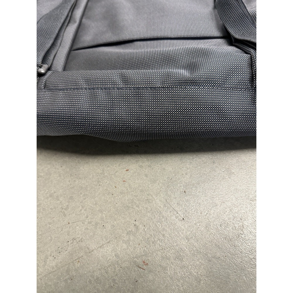 Mandarina Duck Backpack Tote Bag Gray Convertible Nylon Laptop Travel Work Bag - Picture 6 of 9